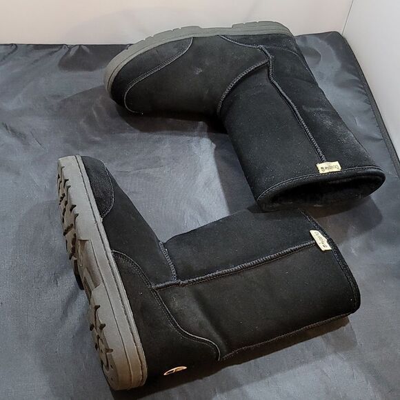 BEARPAW WOMEN'S CLASSIC WINTER SLIP ON BOOTS, LIGHTWEIGHT SUEDE BOOTS - Picture 8 of 16